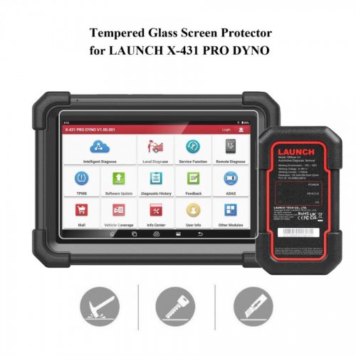 Tempered Glass Screen Protector for LAUNCH X431 PRO DYNO Scanner